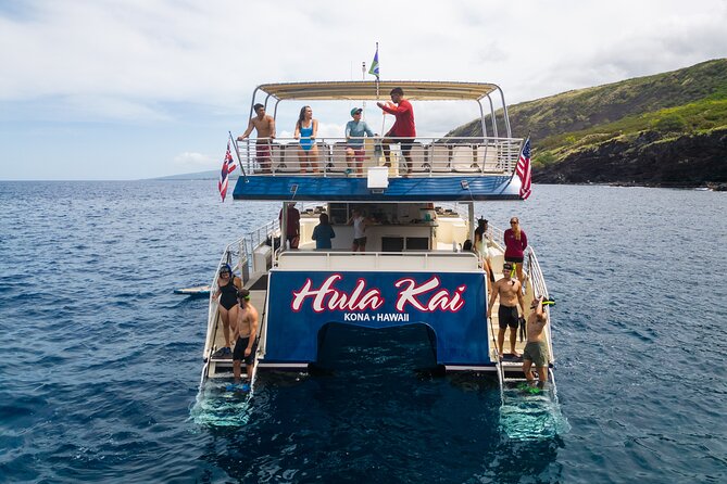 Luxury Kona Coast Snorkel Tour Including Lunch - Stop 1: Keauhou Harbor, Your Cruise Kickoff, and the First Snorkel Window