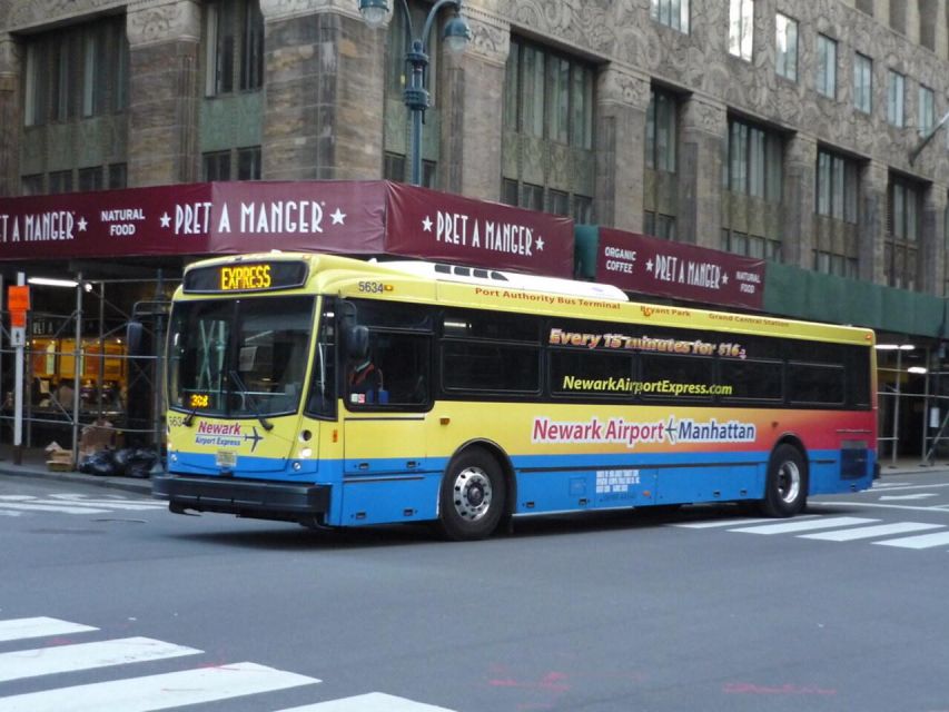 Manhattan: Bus Transfer from/to Newark Airport - Round-trip vs 1-way: when each choice makes sense
