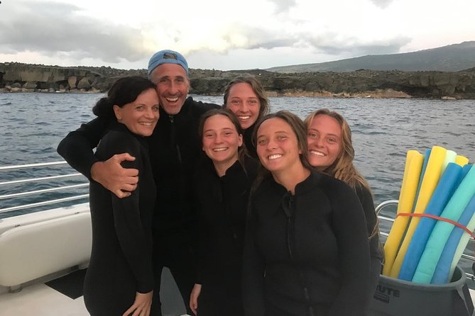 Manta Ray Night Snorkel in Kona - From Kailua-Kona to Garden Eel Cove on the 4:00 pm cruise