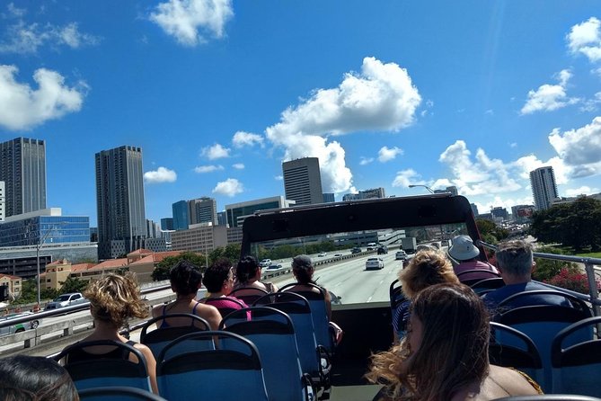 Miami Combo: City Tour, Biscayne Bay Cruise and Everglades Airboat Ride - The Miami double-decker bus: South Beach views, Art Deco stops, and photo time