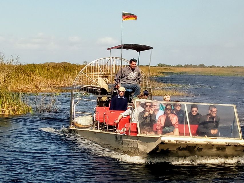Miami: Everglades Full-Day Tour with 2 Boat Trips and Lunch - The River of Grass airboat: where you start spotting alligators