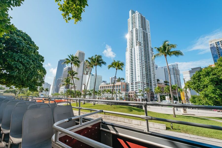 Miami: Half-Day Open-Top Bus Tour Plus Biscayne Bay Cruise - Biscayne Bay cruise and Millionaire’s Row from two viewing decks
