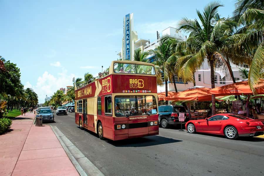 Miami: Hop-on Hop-off Open-top Bus Tour and Optional Cruise - Millionaires Row by yacht: what the 90 minutes buys you