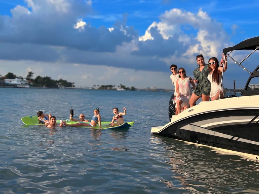 Miami: Private Boat Charter Guided and Tailored Experience - Star Island and the skyline, up close and at eye level