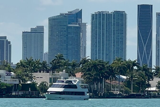 Miami Skyline Boat Cruise Past Millionaire's Homes Optional Stop - The optional Miami Beach Marina stop, and how long you get there