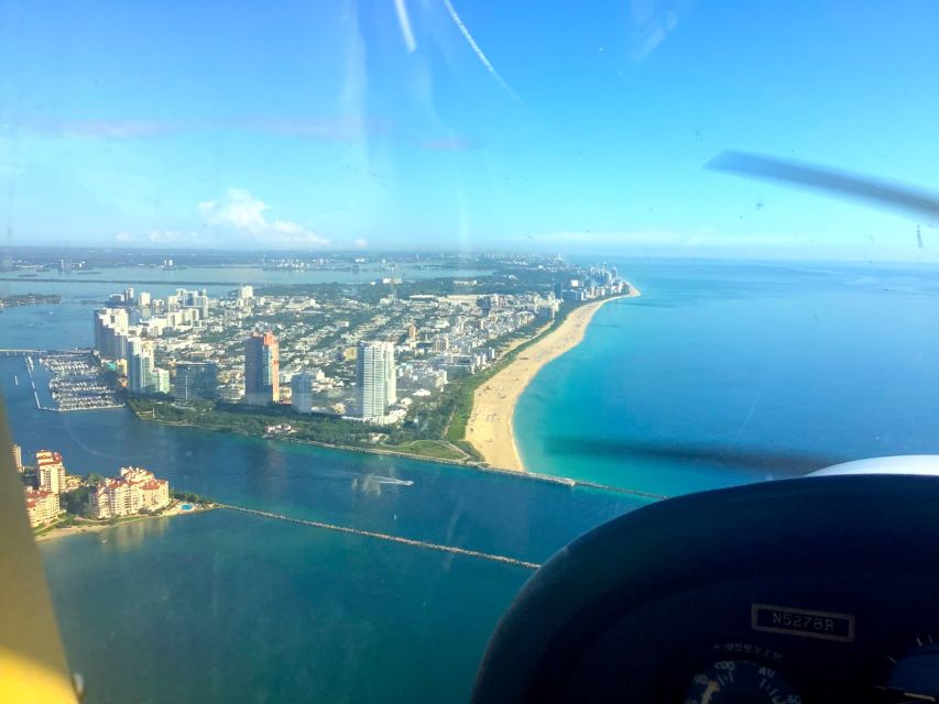 Miami: South Beach Private 35-Minute Guided Flight Tour - In the air: certified instructors, live narration, and how to use the headsets