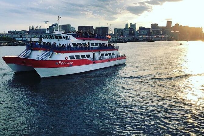 Narrated Sunset Cruise of Boston Harbor - Onboard Experience: Sound, Seating, and the Full Bar
