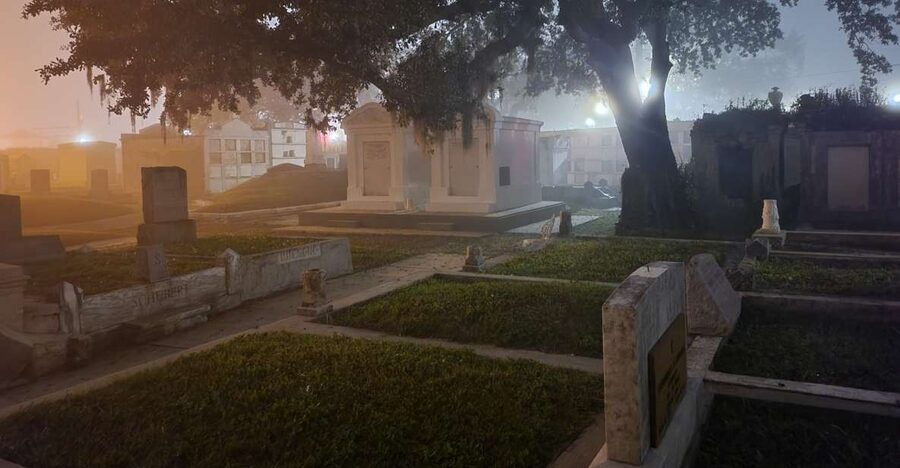 New Orleans: Cemetery Bus Tour At Dark with Exclusive Access - EMF Readers and the Guide-Led Hunt for the Unexplained