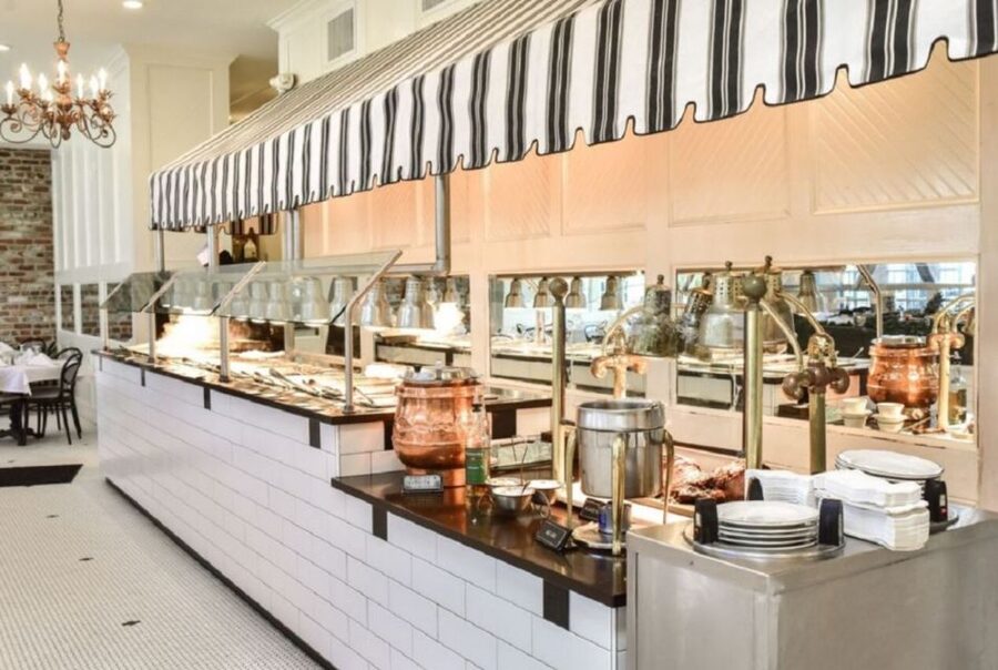 New Orleans: 'Court of Two Sisters' Jazz Brunch Buffet - Cold bar and salad choices, plus options beyond the basics