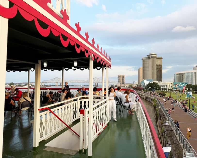 New Orleans: Daytime Steamboat Jazz Cruise + Optional Lunch - Optional Plated Creole Lunch Sampler: What You Actually Get
