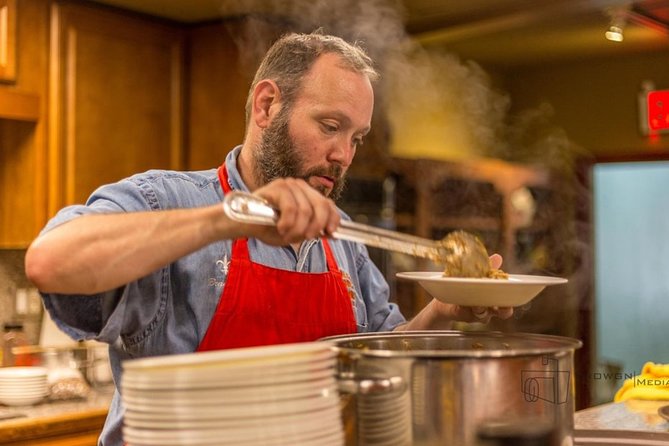 New Orleans Demonstration Cooking Class with Meal - The demo you watch: roux, spices, and the gumbo playbook