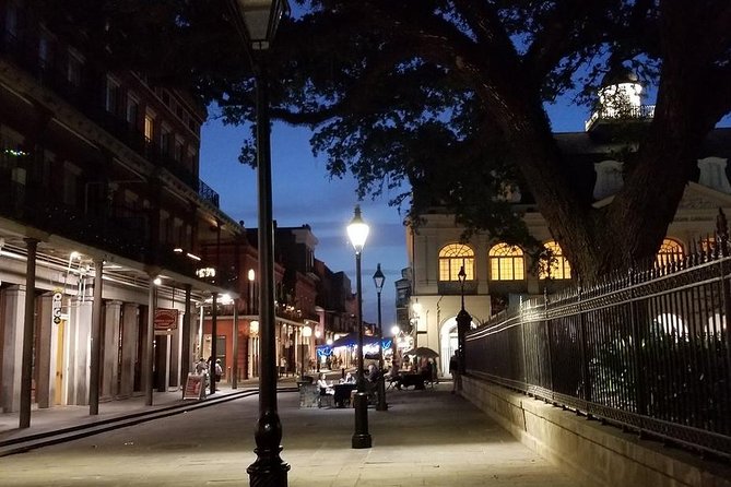 New Orleans Ghost, Vampire, Witch, Voodoo, and Mystery Tour - Stop 1: French Quarter streets and courtyards in “gumbo” form