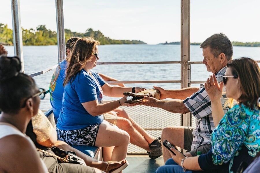 New Orleans: Guided Swamp Cruise by Tour Boat - On the boat: captains who make swamp science feel simple