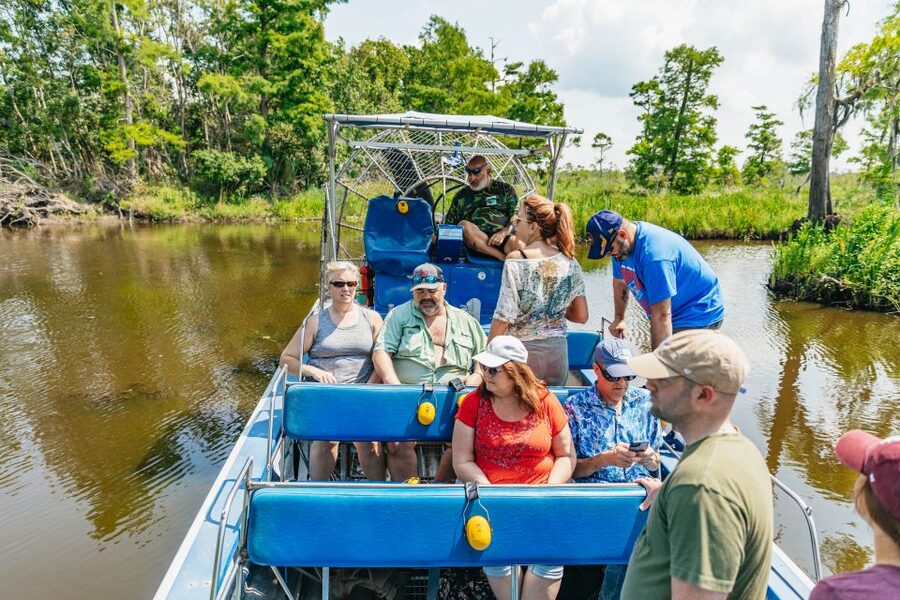 New Orleans: High Speed 9 Passenger Airboat Tour - Cajun life in the wetlands: what you learn when the wind calms down