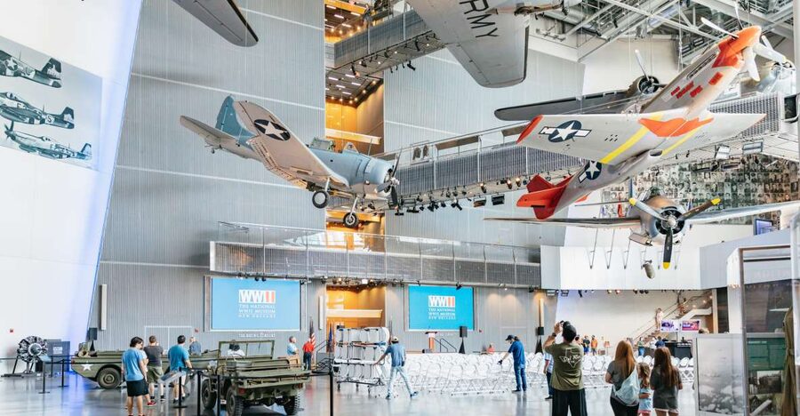 New Orleans: The National WWII Museum Ticket - Finding the Museum Fast: Andrew Higgins Blvd and Barcode Scans