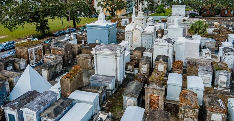 New Orleans: Walking Tour Inside St. Louis Cemetery No. 1 - Marie Laveau’s tomb stop, and the cemetery’s role in local belief