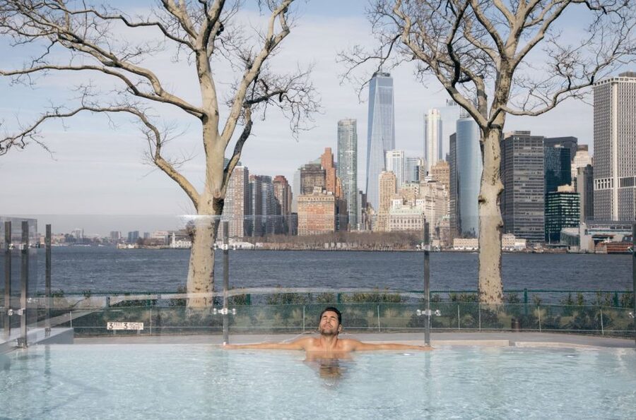New York City: Entry Ticket to QC NY Spa on Governors Island - The indoor wellness circuit: Vichy showers, hydro jets, infrared beds, and more
