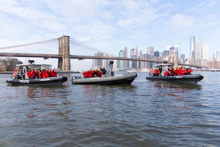 New York City: Harbor Speedboat Tour - Getting started at North Cove Marina, what the boarding feels like