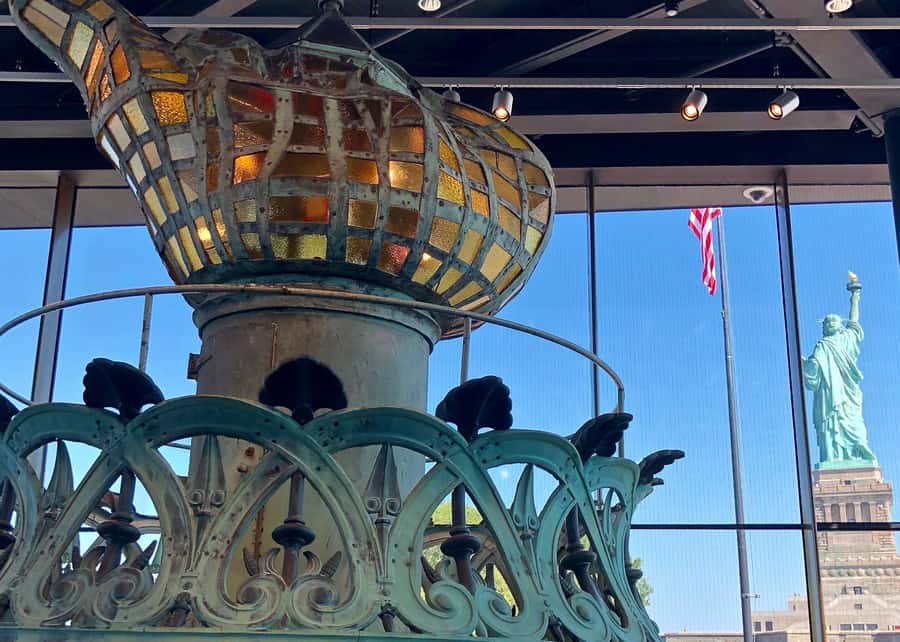 New York City: Statue of Liberty & Ellis Island with Ferry - Liberty Island: Audio Guide Freedom and the Original Torch