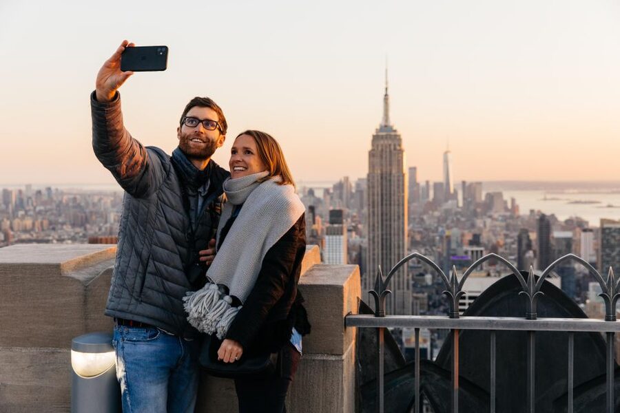New York City: Top of the Rock Observation Deck Ticket - The Beam Experience upgrade: when you want a photo with a pulse