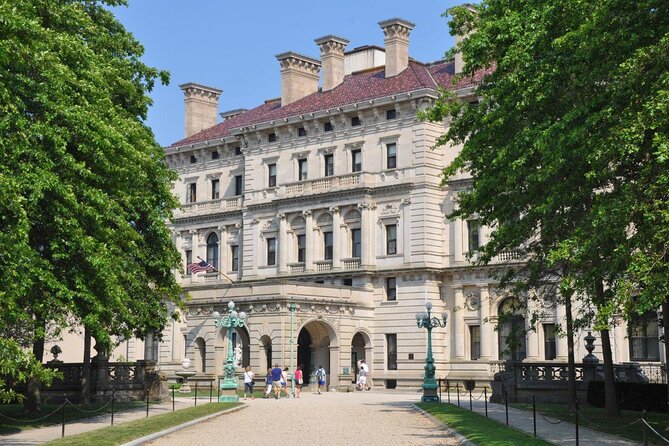 Newport Gilded Age Mansions Trolley Tour with Breakers Admission - Rosecliff Mansion, Tessie Fair-Oelrichs, and a Gatsby filming connection