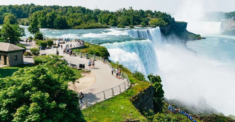 Niagara Falls: Cave of the Winds, Boat Ride, & Trolley Tour - Maid of the Mist boat ride: the classic Niagara splash, handled by the guide
