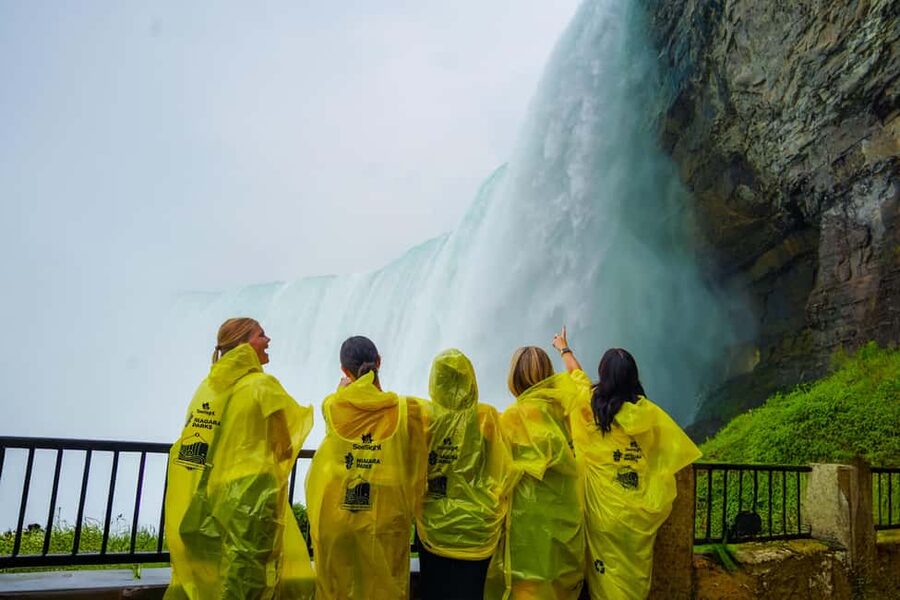 Niagara Falls: Walking Tour, Journey Behind Falls, & Cruise - Skylon Tower: start high, then look smart fast