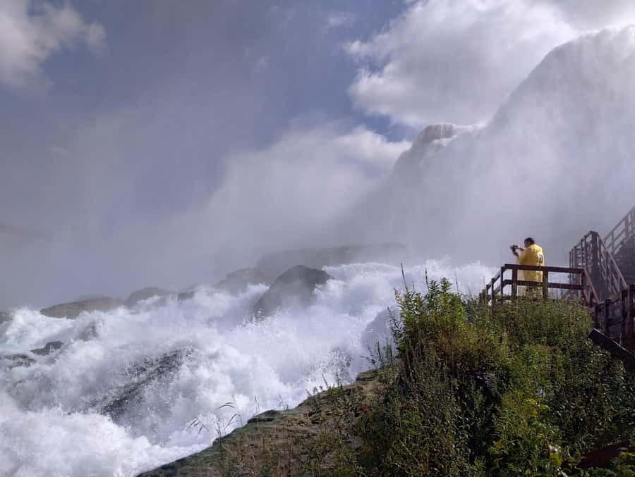 Niagra Falls, USA Side: Boat, Cave and Shuttle pass Tour - Trolley hops and Goat Island orientation: stress-free movement