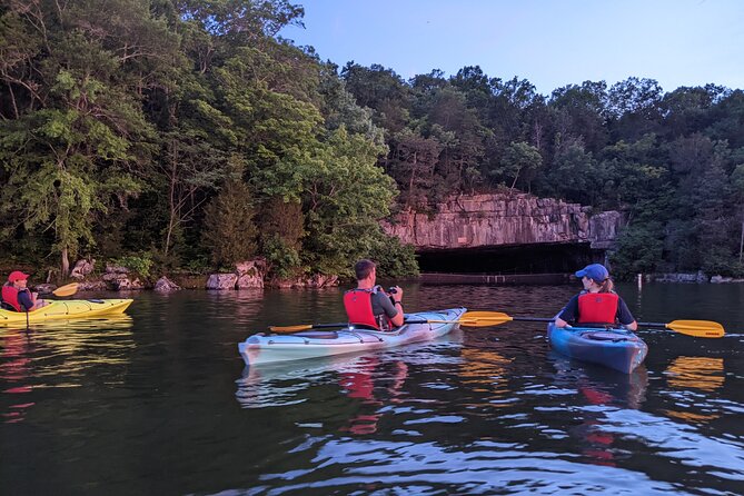 Nickajack Bat Cave Kayak Tour with Chattanooga Guided Adventures - Nickajack Lake Meets a Bat Cave at Dusk