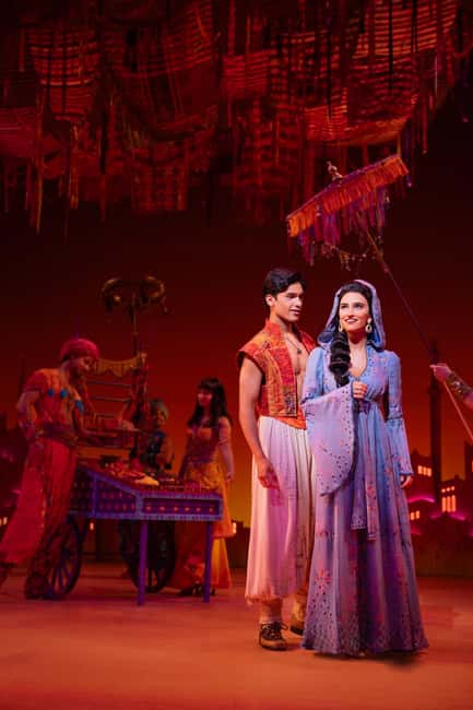 NYC: Aladdin the Musical on Broadway - Second act payoff: choreography, staging, and costume wow