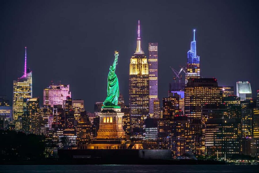 NYC at Night: 3-Hour Luxury Bus Tour of Top Highlights - Fifth Avenue glow and the Rockefeller Center area you can actually appreciate from the bus
