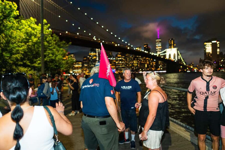 NYC at Night: 3-Hour Luxury Bus Tour of Top Highlights - Manhattan Bridge skyline views, then Lower Manhattan lights at street speed