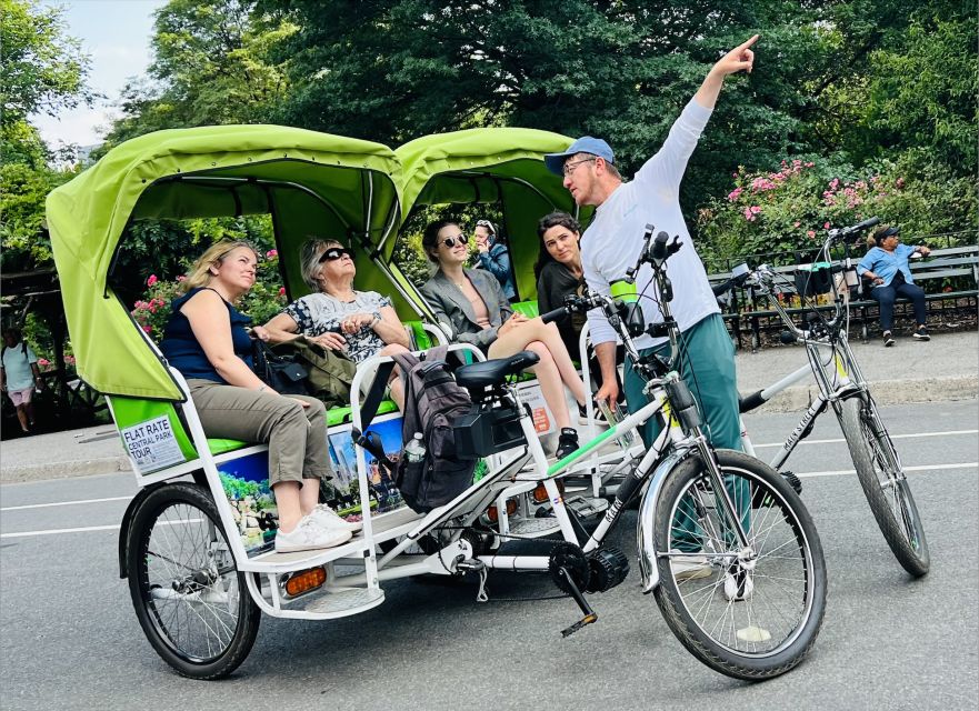 NYC: Central Park Guided Pedicab Tour - What you get for the price: $39 for guided rides plus photos