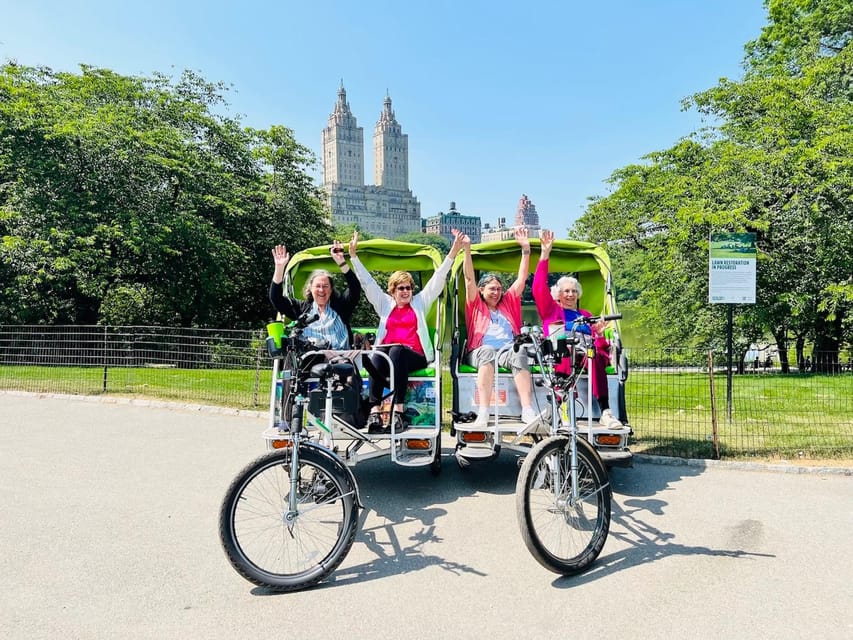NYC: Central Park Pedicab Tour with Photo Stops - Swedish Cottage, Shakespeare Garden, and taking photos without stress