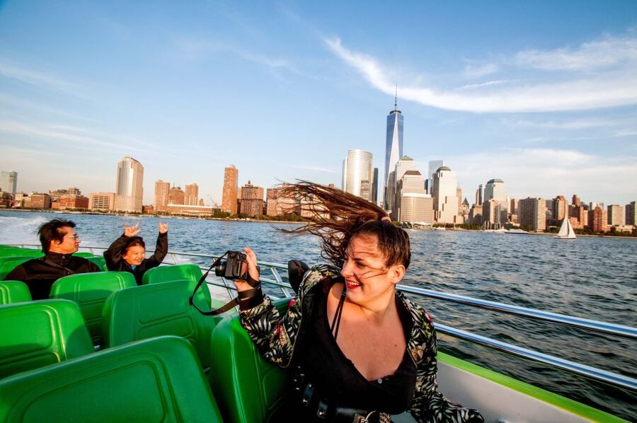 NYC: Circle Line "The Beast" Midtown/Downtown Speedboat Ride - Route Highlights: One World Trade Center, Liberty, and Ellis Island in One Blast