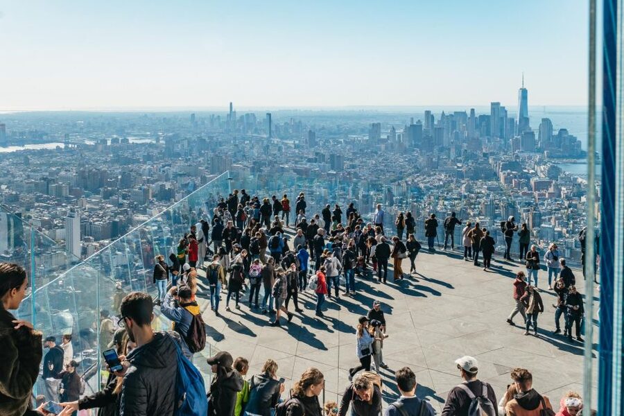 NYC: Edge Observation Deck Admission Ticket - After your sky walk: Vessel and the Hudson Yards scene