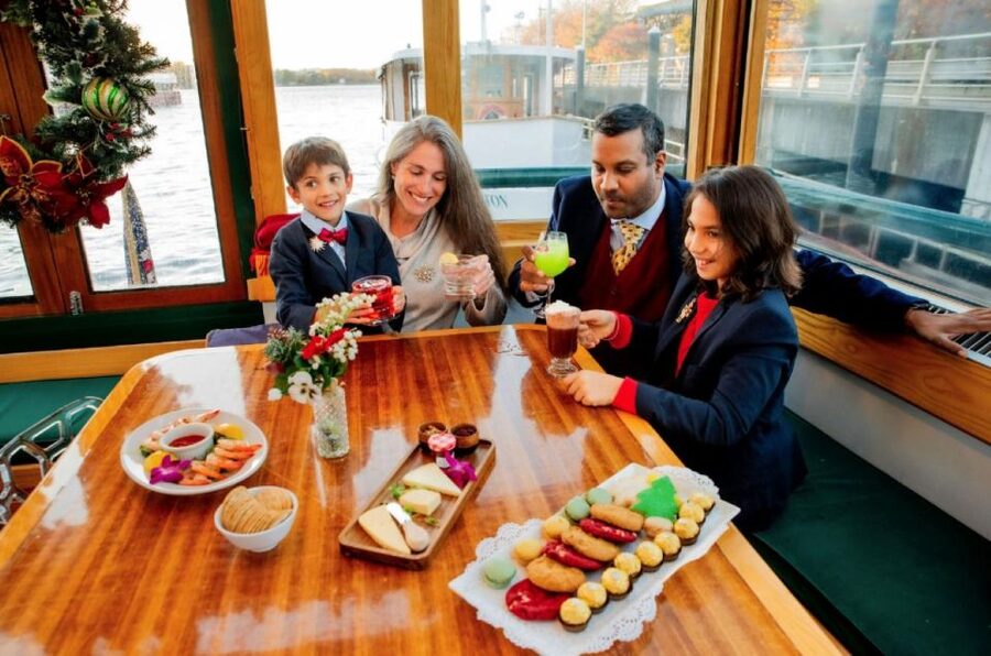 NYC: Holiday Yacht Cruise with Jazz, Cocoa & Carols - A Cozy Christmas Yacht Cruise from Chelsea Piers (Pier 62)