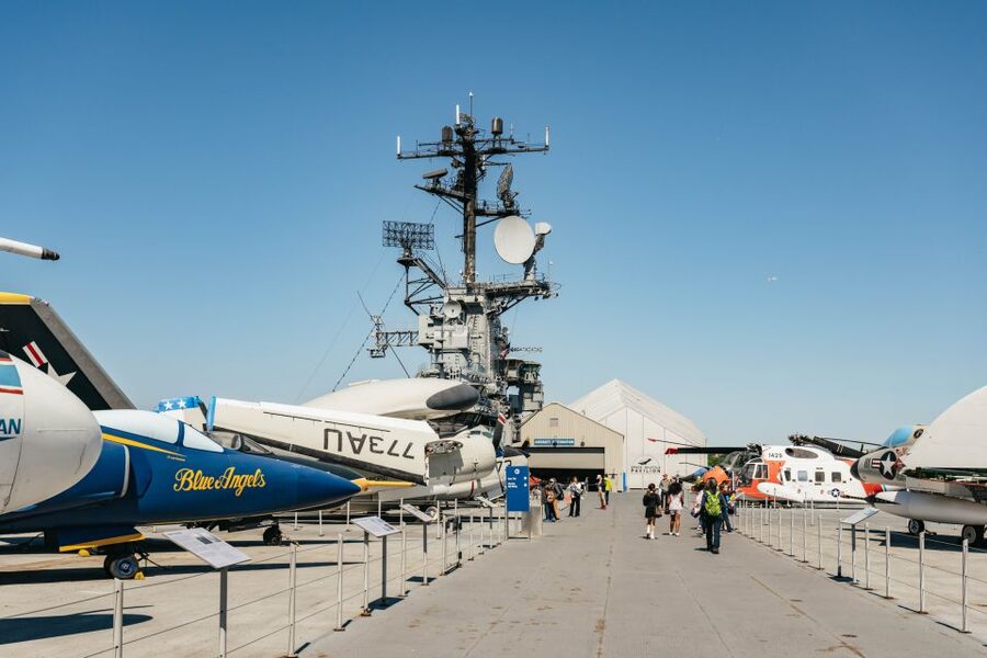 NYC: Intrepid Museum Entry Ticket - Hangar Deck First: The Best Indoor Starting Point on USS Intrepid