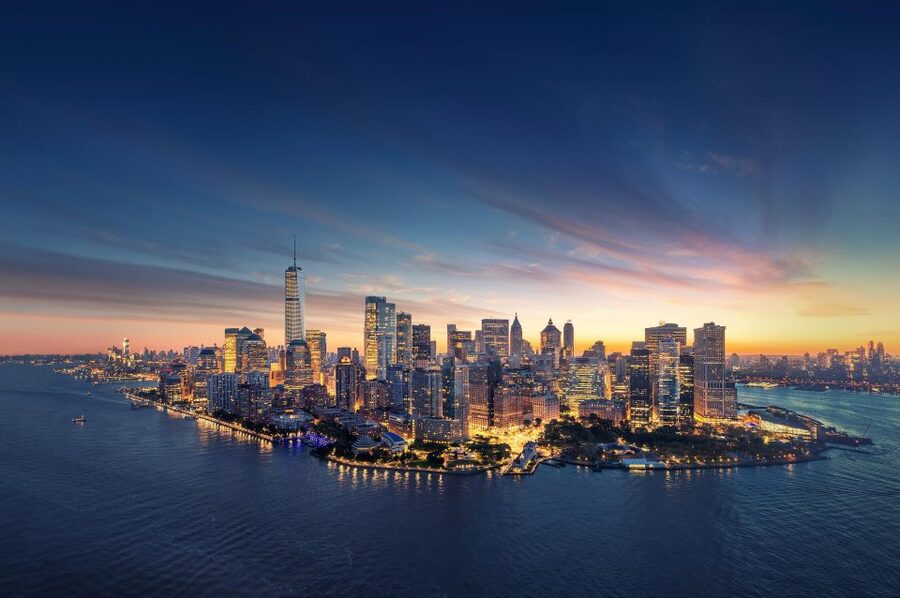 NYC: One World Observatory Skip-the-Line Ticket - 360-degree downtown views: Liberty, Brooklyn Bridge, the harbor, and the 9/11 Memorial