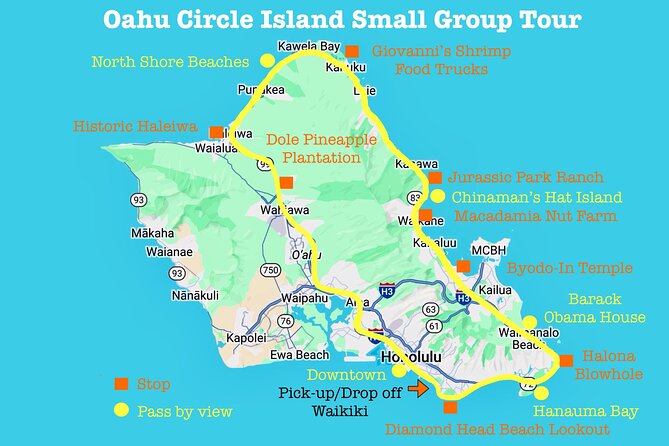 Oahu Circle Island Small Group Tour - Diamond Head and Hanauma Bay: Iconic Views With Realistic Timing