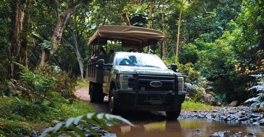 Oahu: Kualoa Open Air Jungle Expedition Tour - Kualoa Ranch start time: arrive early and plan your own ride