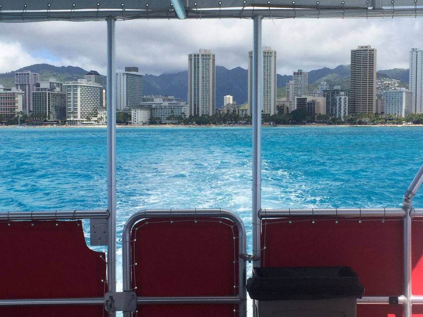 Oahu: Waikiki Glass Bottom Boat Sunset Cruise - Where You Meet: 1009 Ala Moana Blvd and Slip F21