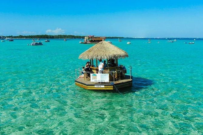 Original Cruisin' Tikis 3hr Crab Island Sandbar Adventure - Tiki bar cruise to Crab Island, what makes it feel special