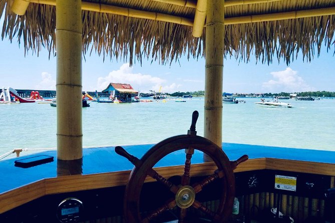 Original Cruisin' Tikis 3hr Crab Island Sandbar Adventure - Crab Island time: swim, snorkel, and the floating-food vibe