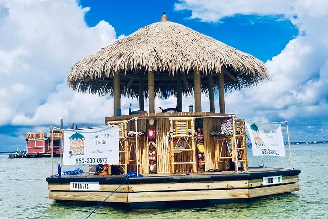 Original Cruisin' Tikis 3hr Crab Island Sandbar Adventure - Your 3-hour rhythm, from harbor check-in to sandbar time