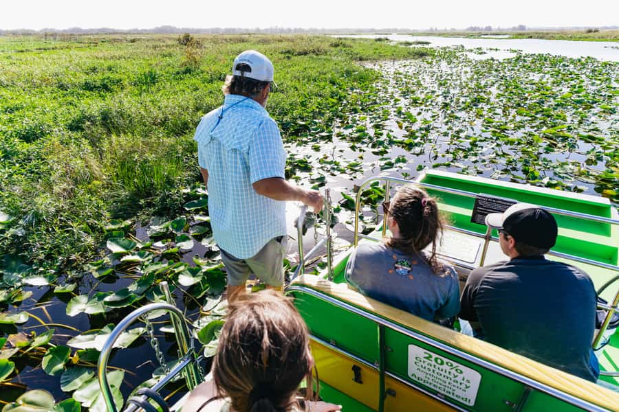 Orlando: Florida Everglades Wildlife Airboat Tour - Meeting at Marsh Landing Adventures, then straight onto the water