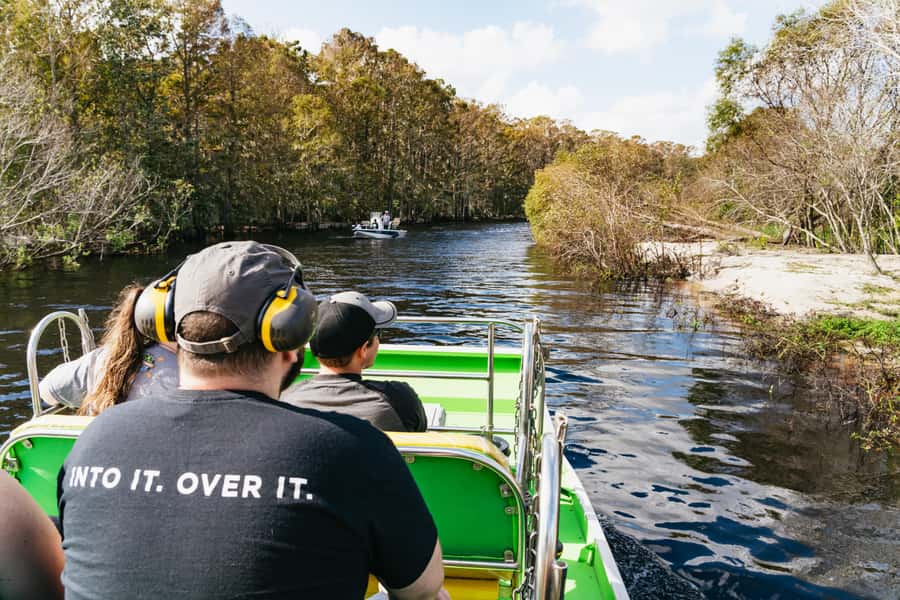 Orlando: Florida Everglades Wildlife Airboat Tour - The creek stop and the human story behind the swamp
