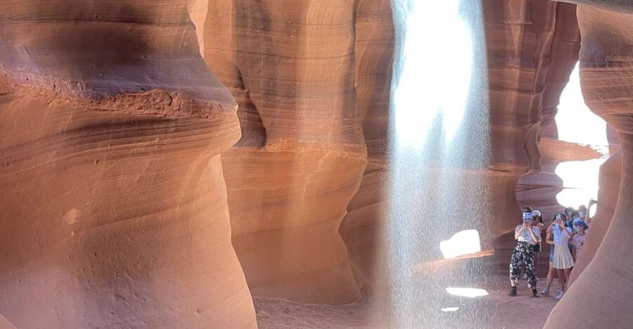 Page: Upper Antelope Canyon Sightseeing Tour w/ Entry Ticket - The drive in a tent-covered truck, plus that deep red sand