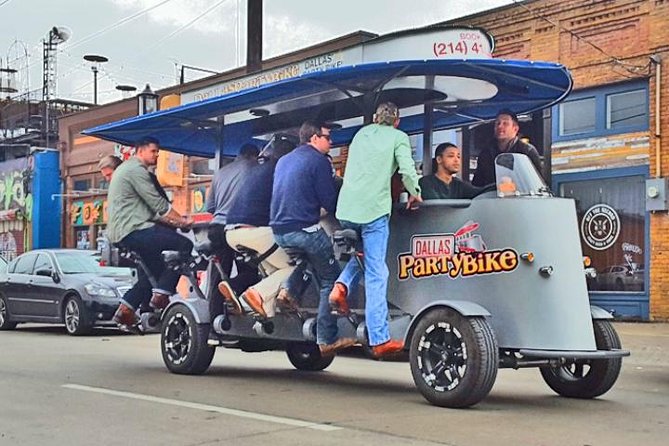 Party Bike Pub Crawl in Deep Ellum and Downtown Dallas - Why a party bike crawl makes Deep Ellum easy