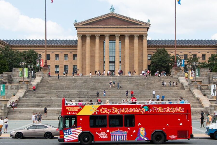 Philadelphia: Double-Decker Hop-on Hop-off Sightseeing Tour - Getting started at the Bourse Building, your Old City orientation point